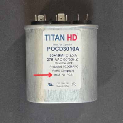 Titan PRO and Titan HD Capacitors New Warranty | Packard | DiversiTech